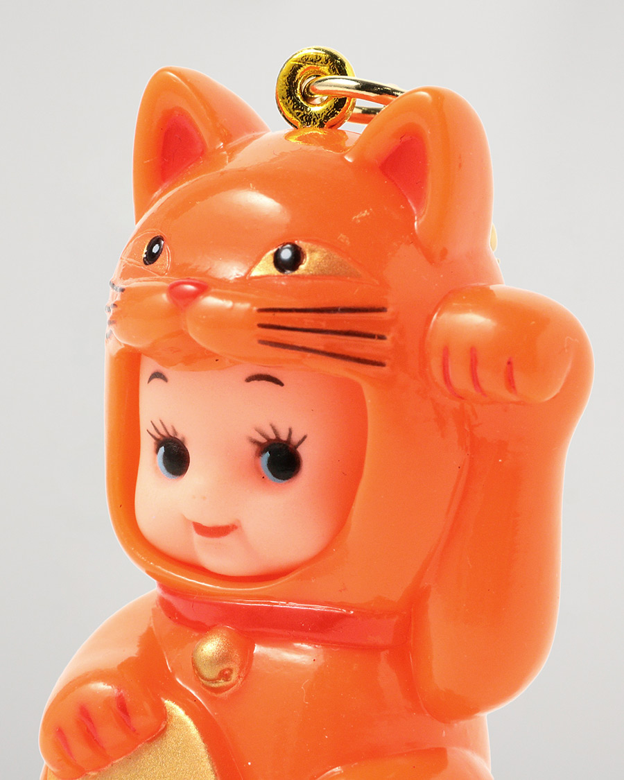 Men | Keychains | Beams Japan | Kewpie Doll Keychain Lacky Cat