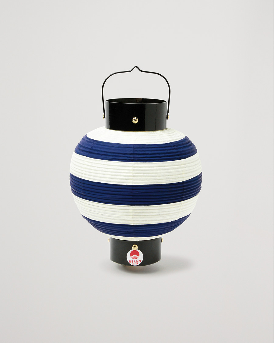 Men |  | Beams Japan | Striped Paper Lantern Indigo
