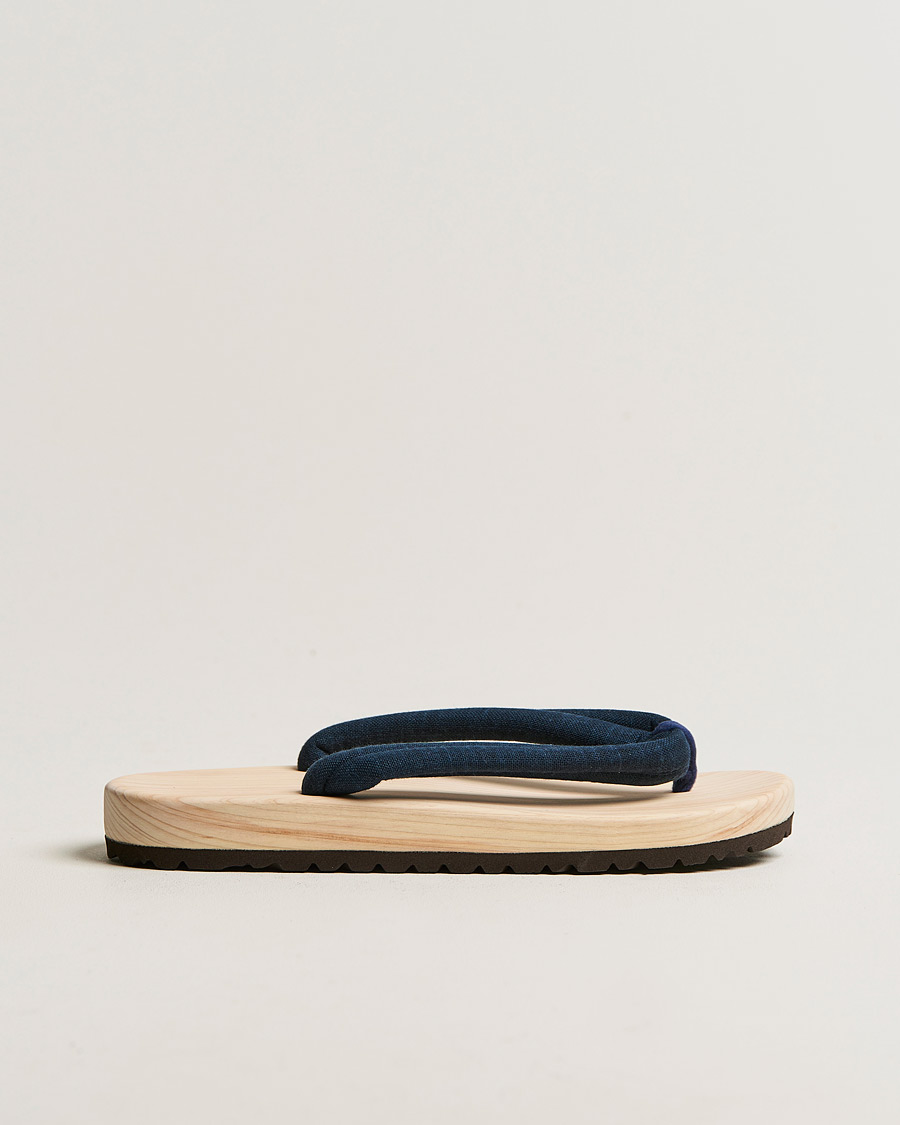 Men | What's new | Beams Japan | Wooden Geta Sandals Navy