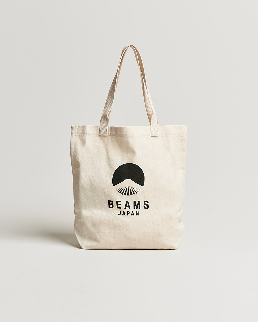 Men | Bags | Beams Japan | x Evergreen Works Tote Bag White/Black