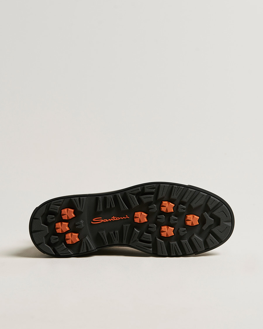 Men | Santoni Winter Boot Beige Suede | Santoni | Winter Boot Beige Suede