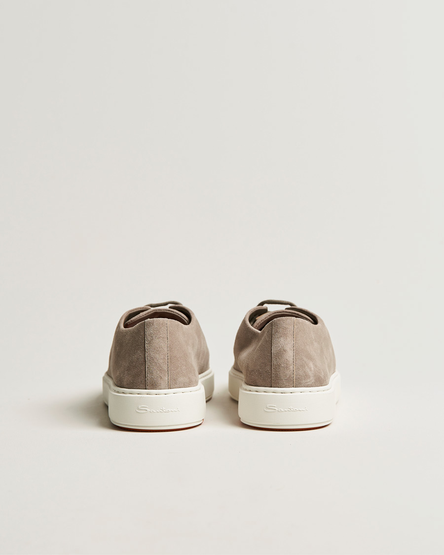 Men | Santoni Cleanic Sneakers Beige Suede | Santoni | Cleanic Sneakers Beige Suede