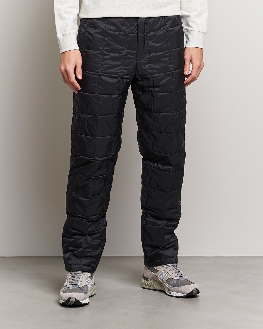 Men | Functional Trousers | TAION | Regular Straight Down Pants Black