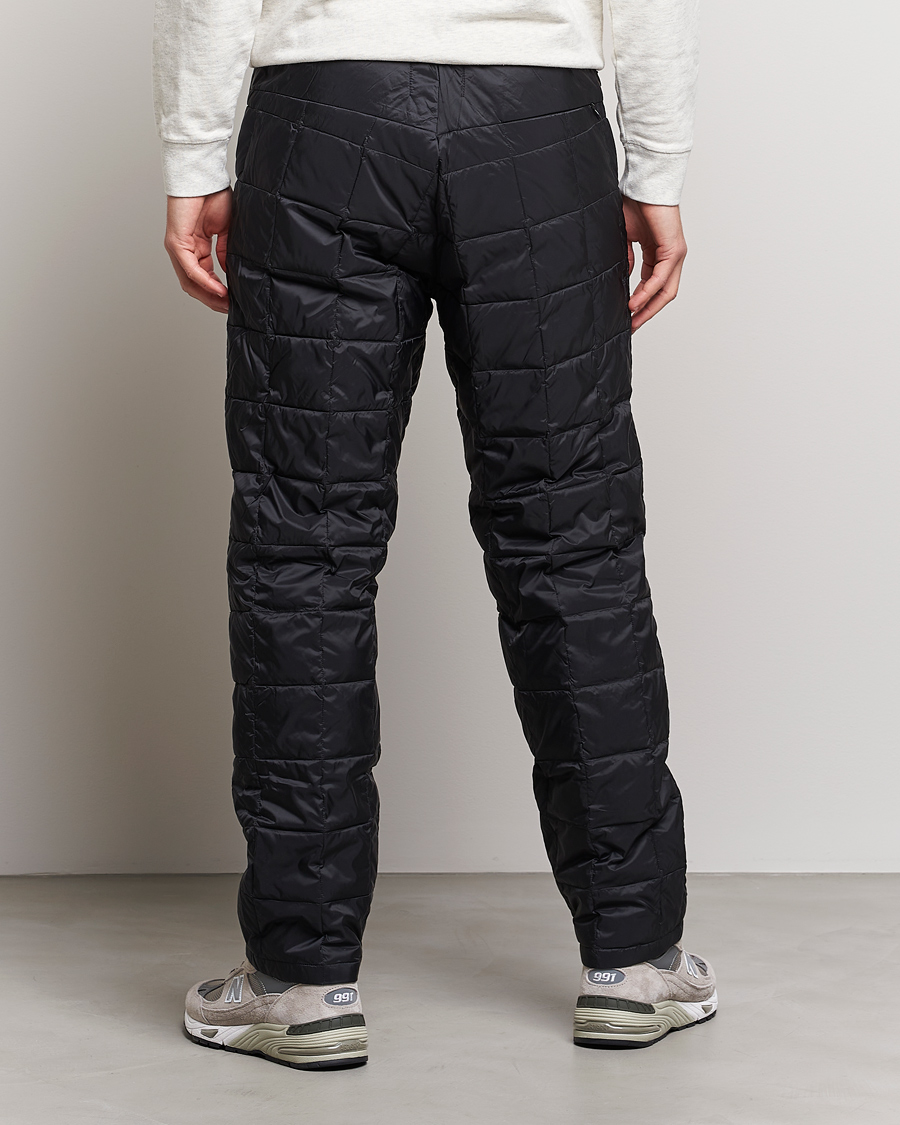 Men | Trousers | TAION | Regular Straight Down Pants Black