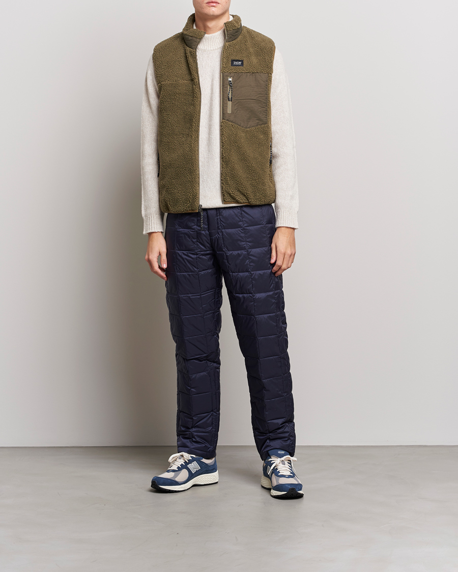 Men | TAION | TAION | Regular Straight Down Pants Navy