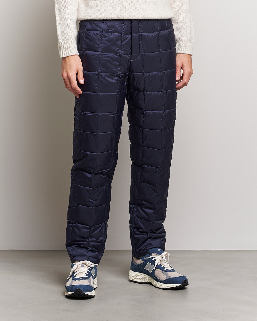 Men | Trousers | TAION | Regular Straight Down Pants Navy