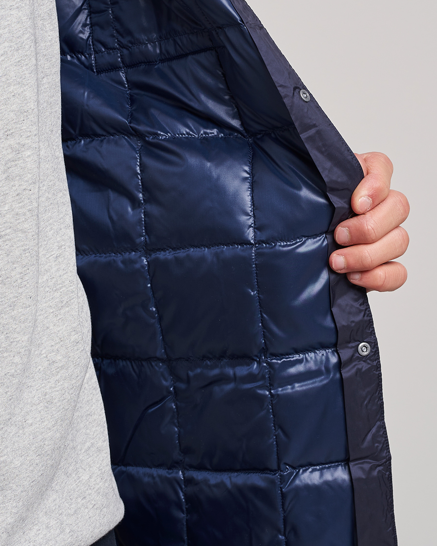 Men | Shirts | TAION | Lightweight Down Shirt Navy