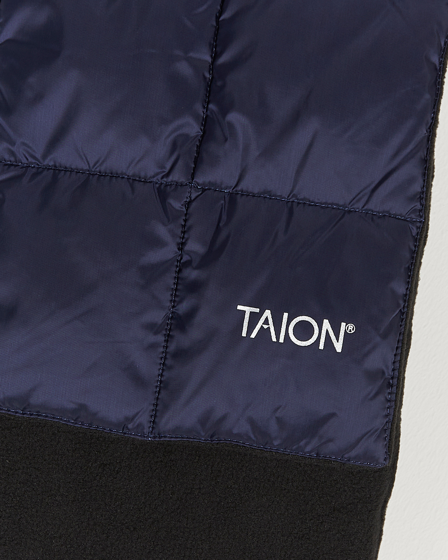 Men | TAION Basic Down Scarf Navy | TAION | Basic Down Scarf Navy
