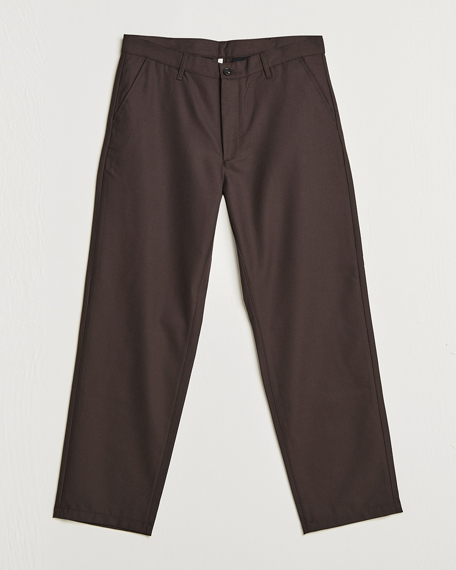 Men | Trousers | Sunflower | Soft Wool Trousers Brown