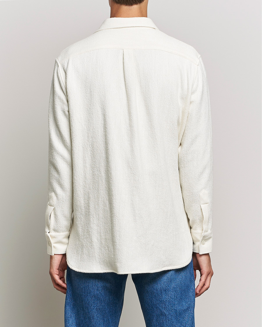 Men | Shirts | Sunflower | Alan Boucle Overshirt Off White