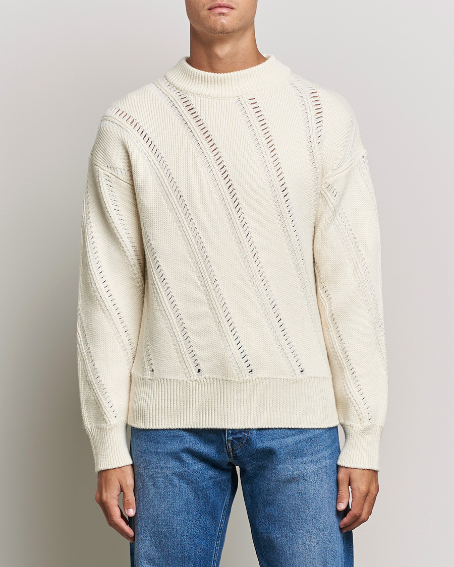 Men | New Nordics | Sunflower | Pietro Knitted Sweater Off White