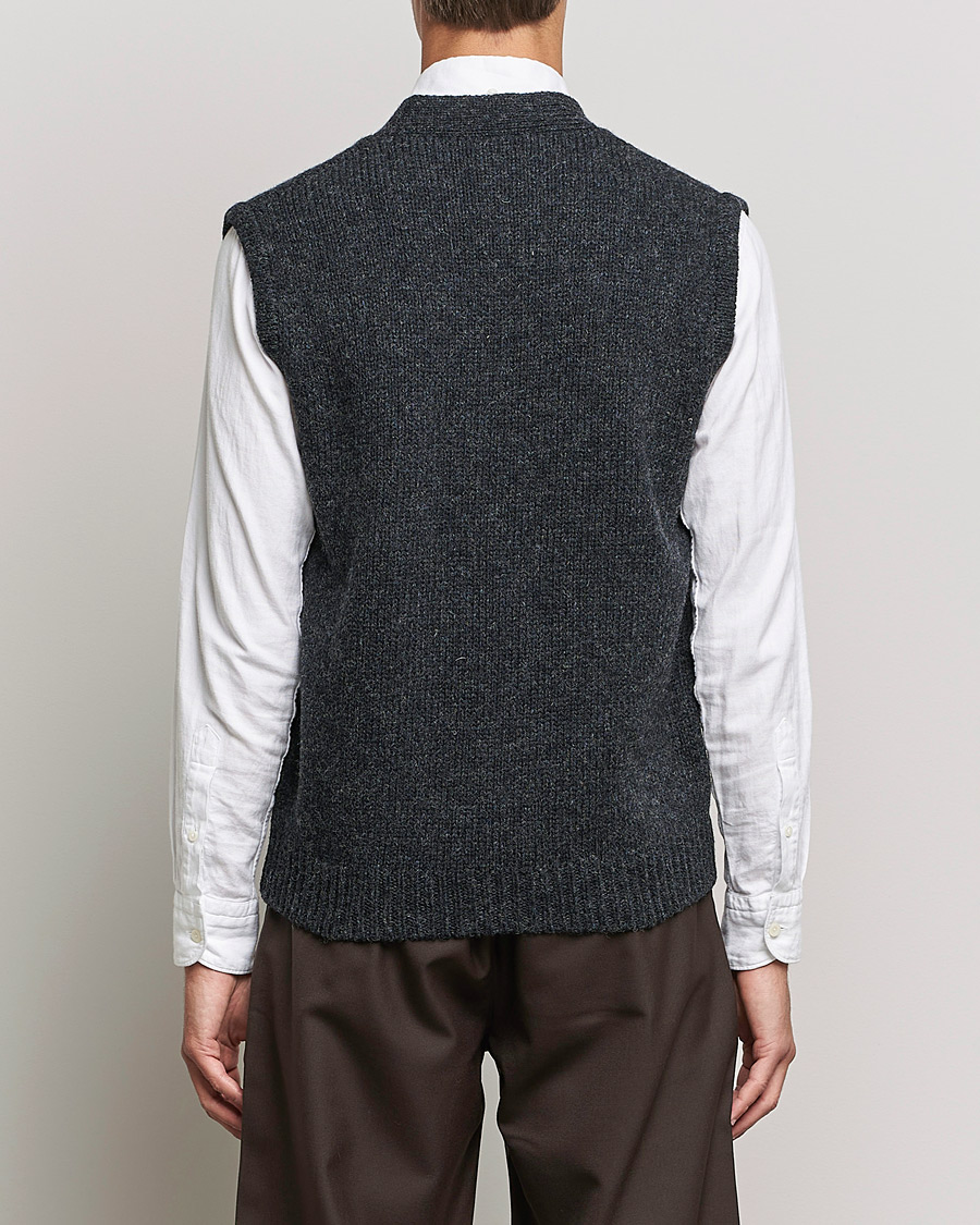 Men | Sweaters & Knitwear | Sunflower | Steven Knit Vest Dark Grey