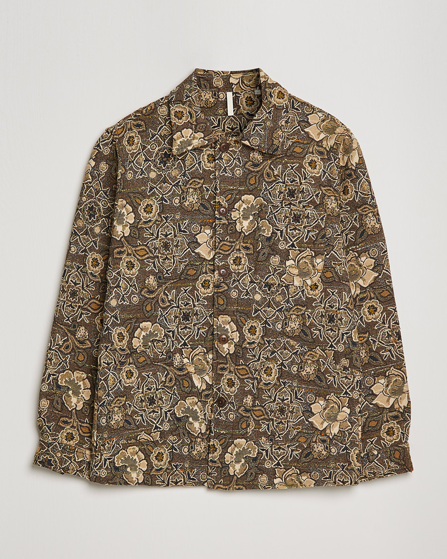 Men | Coats & Jackets | Sunflower | Jacquard Flower Jacket Brown