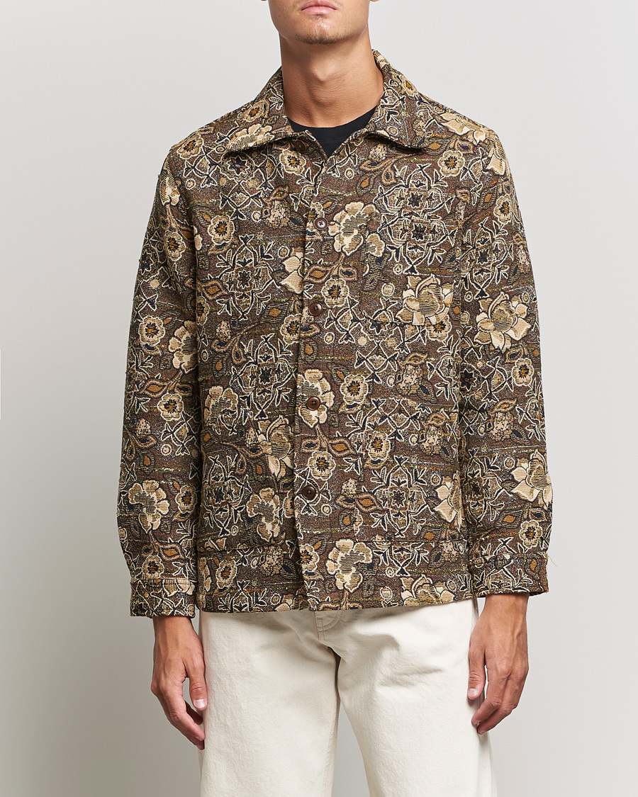 Men | Coats & Jackets | Sunflower | Jacquard Flower Jacket Brown