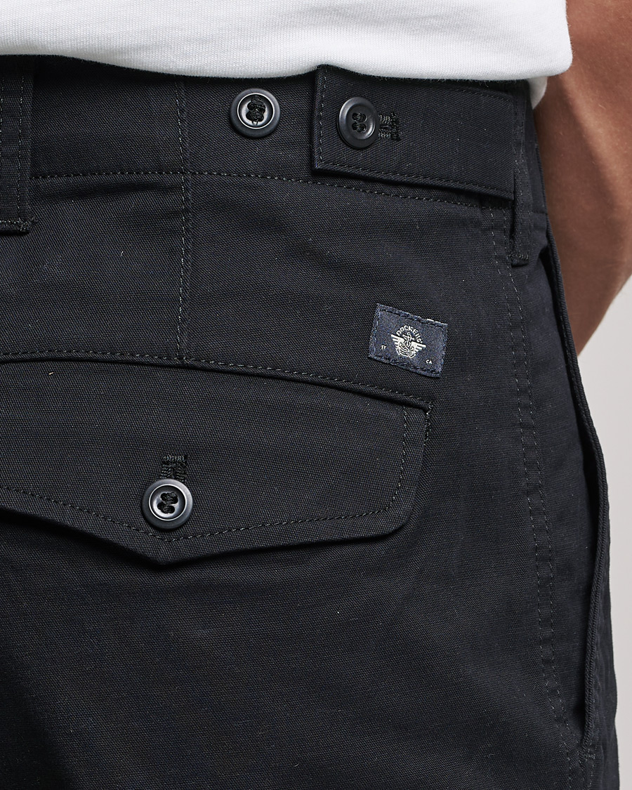Men | Trousers | Dockers | Tapered Cotton Cargo Pant Black