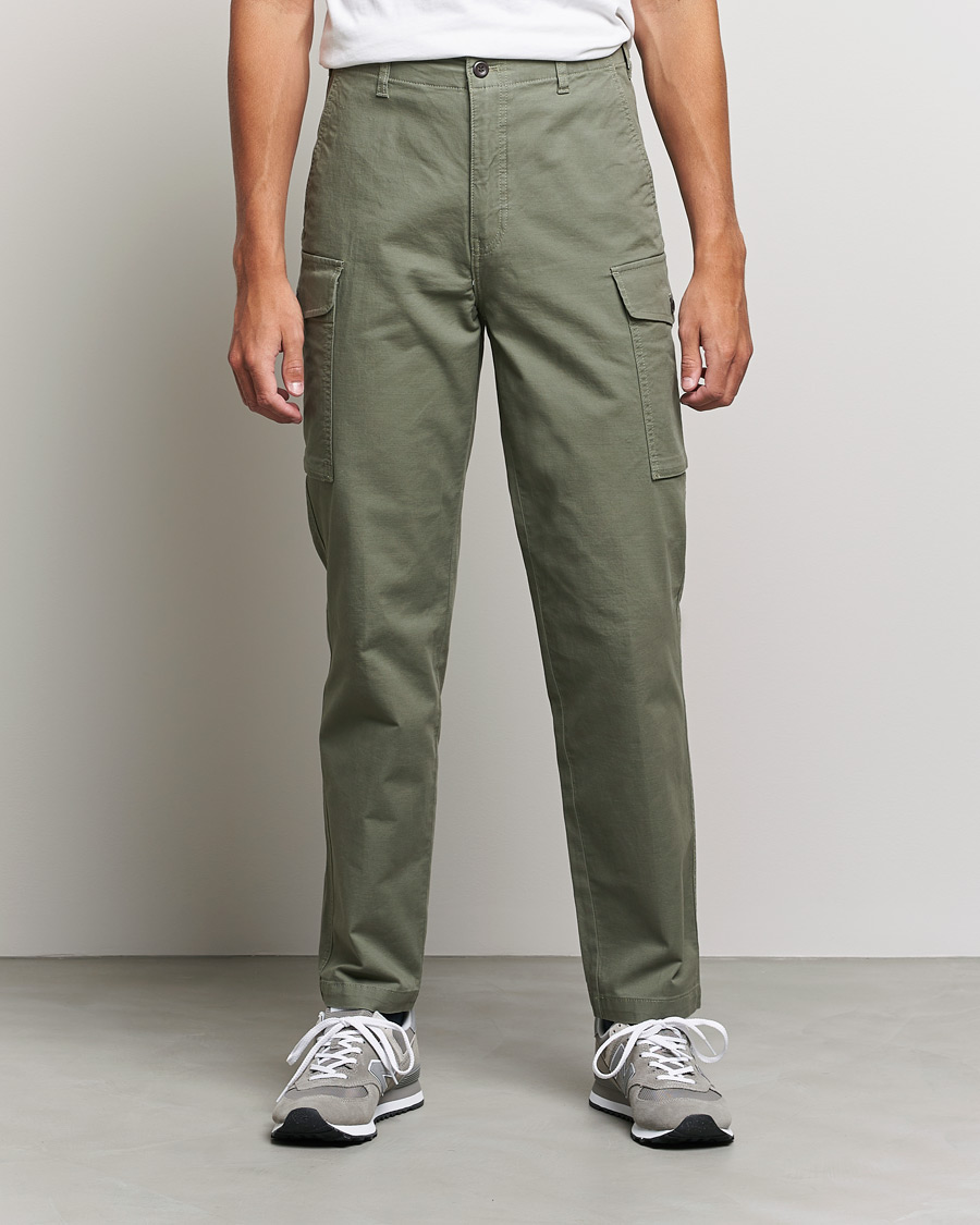 Men | Cargo Trousers | Dockers | Tapered Cotton Cargo Pant Olive