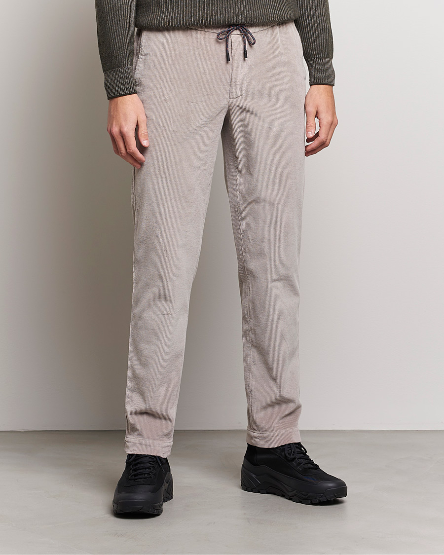 Men | Drawstring Trousers | SEASE | Mindset Drawstring Pants Pearl Grey