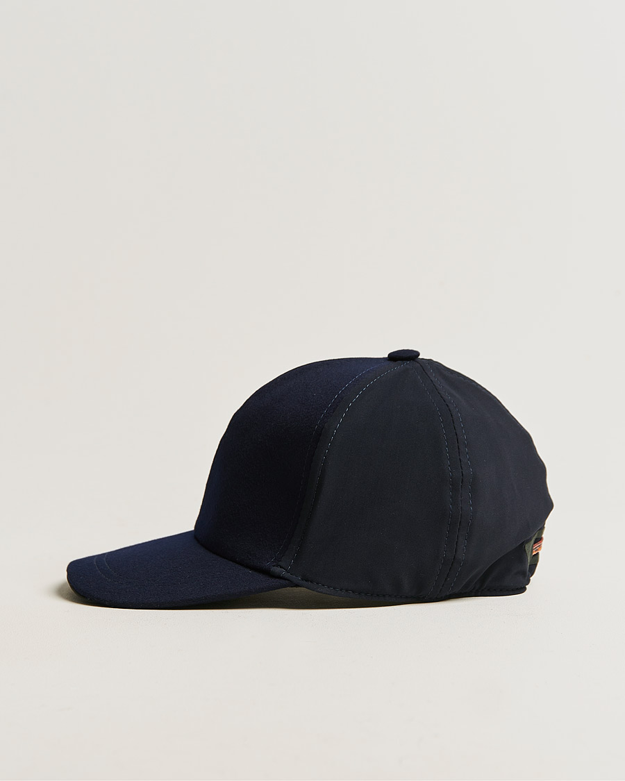 Men | SEASE Wool/Cashmere Baseball Cap Navy | SEASE | Wool/Cashmere Baseball Cap Navy