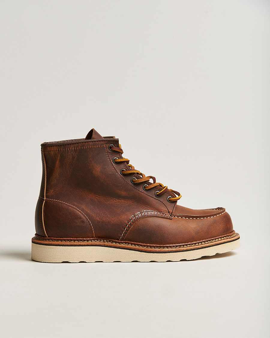 Men | Boots | Red Wing Shoes | Moc Toe Boot Copper Rough/Though Leather