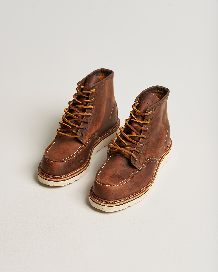 Men | Boots | Red Wing Shoes | Moc Toe Boot Copper Rough/Though Leather