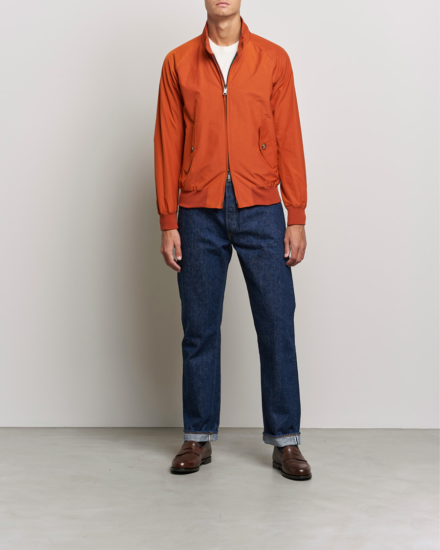 Men | Coats & Jackets | Baracuta | G9 Original Harrington Jacket Orange