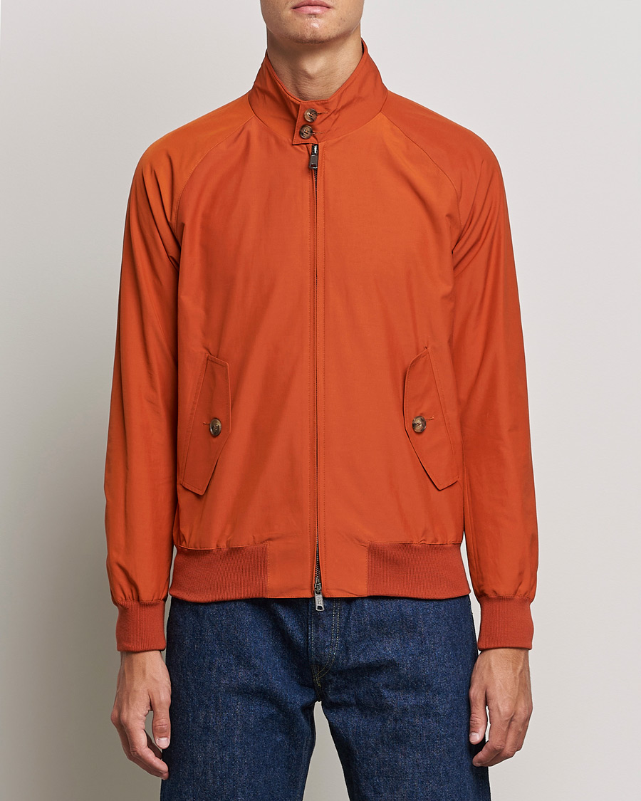 Men | Coats & Jackets | Baracuta | G9 Original Harrington Jacket Orange