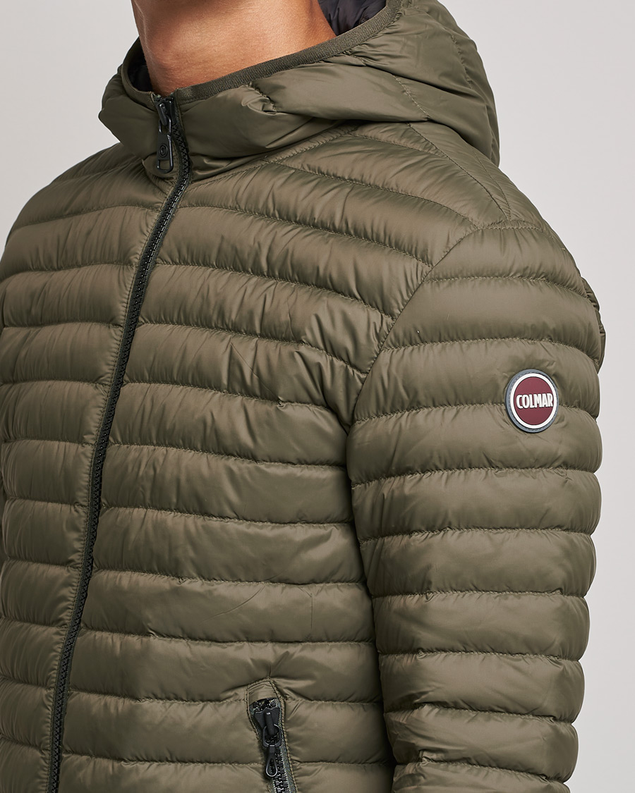 Men | Coats & Jackets | Colmar | Repunk Lightweight Down Hooded Jacket Bush