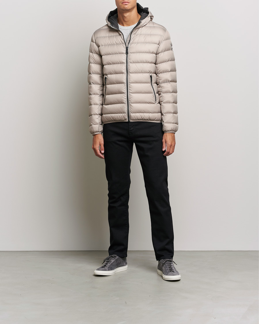 Men | Coats & Jackets | Colmar | Concrete Down Hooded Jacket Cookie