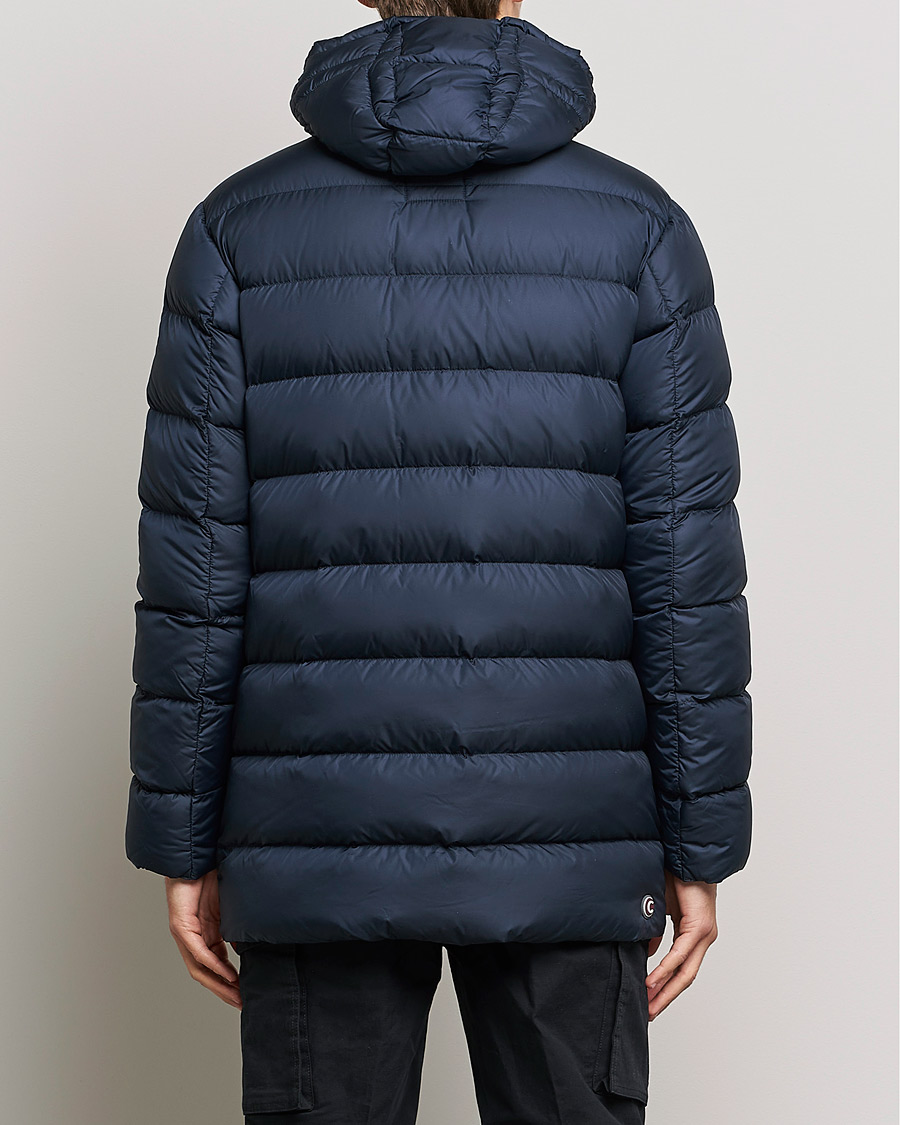 Men | Coats & Jackets | Colmar | Concrete Mid Down Parka Navy