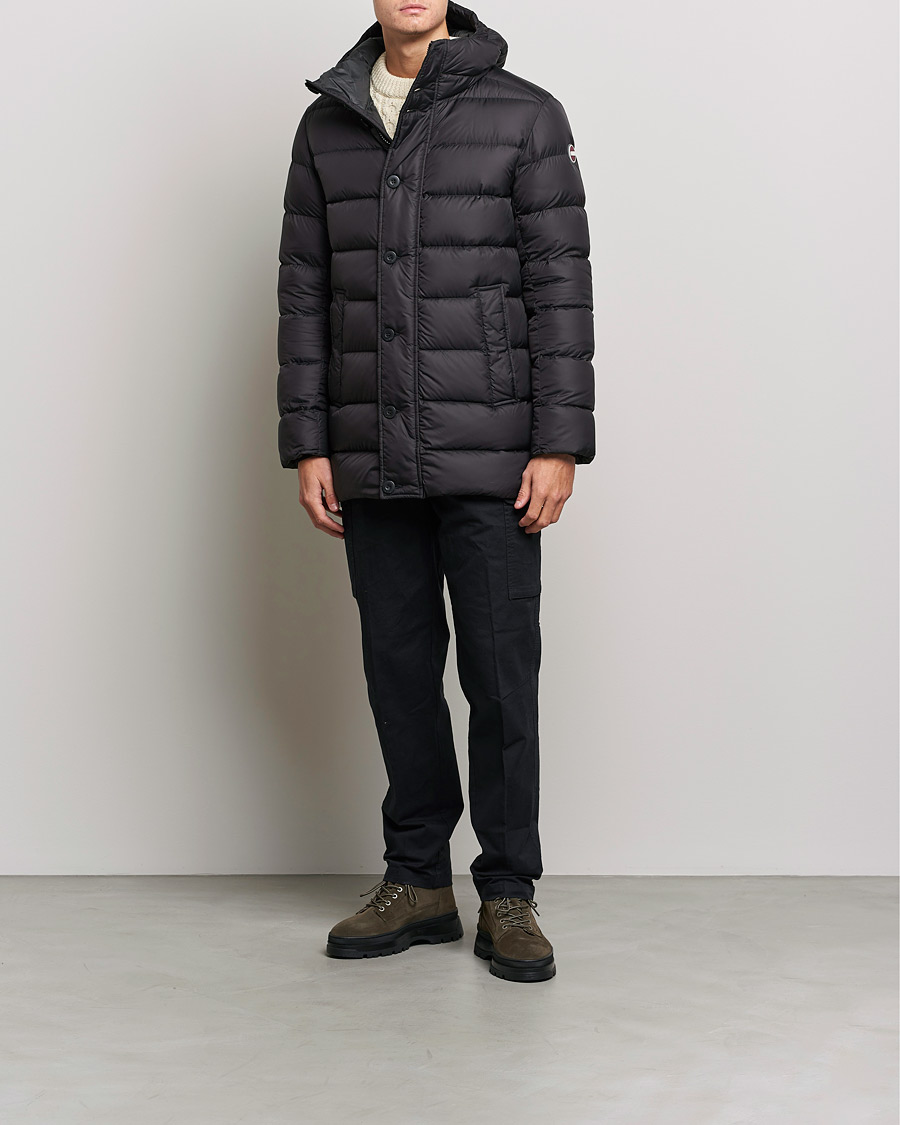Men | Winter jackets | Colmar | Concrete Mid Down Parka Black
