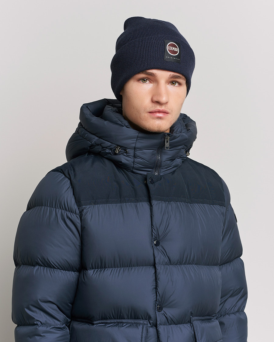 Men | Colmar Cotton Beanie Navy | Colmar | Cotton Beanie Navy