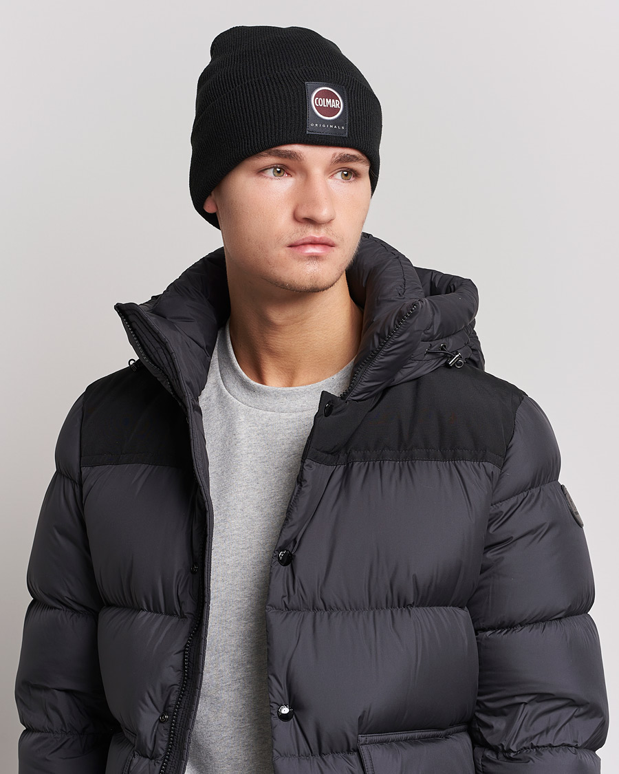 Men | Colmar Cotton Beanie Black | Colmar | Cotton Beanie Black