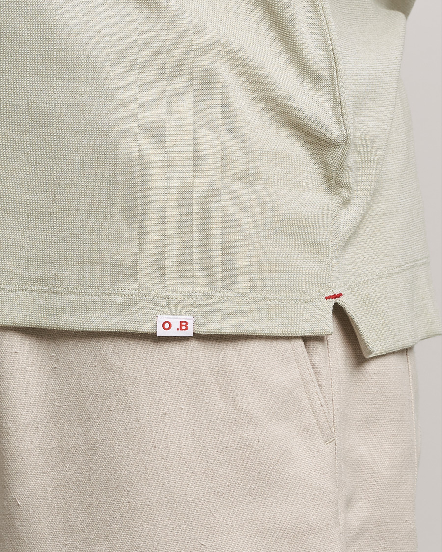 Men | T-Shirts | Orlebar Brown | OB Classic Modal/Cashmere T-Shirt Parched Green
