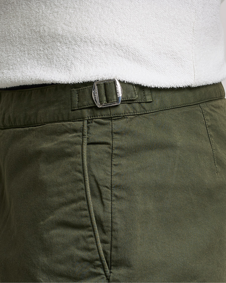 Men | Shorts | Orlebar Brown | Bulldog Cotton Twill Shorts Forest Night