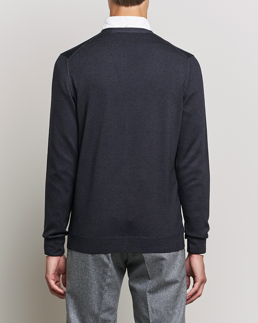 Men | Sweaters & Knitwear | Gran Sasso | Vintage Merino Fashion Fit Cardigan Black