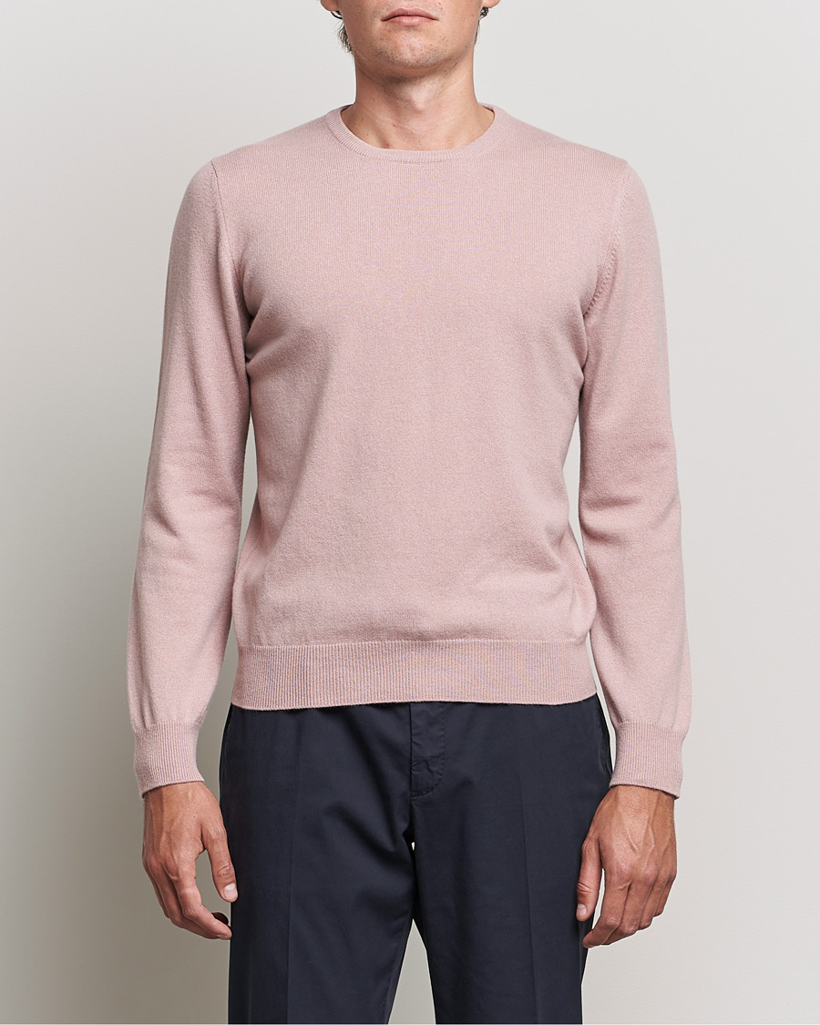 Men | Gran Sasso | Gran Sasso | Wool/Cashmere Crew Neck Soft Pink