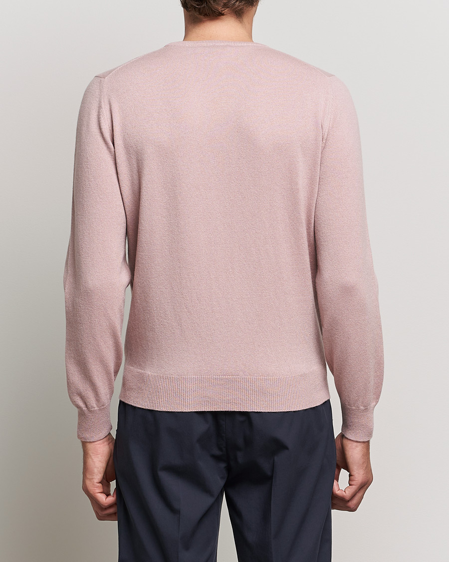 Men | Sweaters & Knitwear | Gran Sasso | Wool/Cashmere Crew Neck Soft Pink