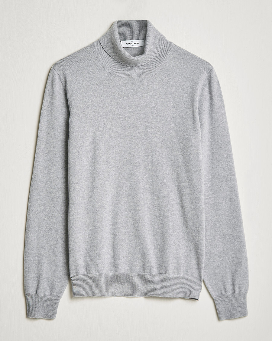 Men |  | Gran Sasso | Wool/Cashmere Rollneck Light Grey
