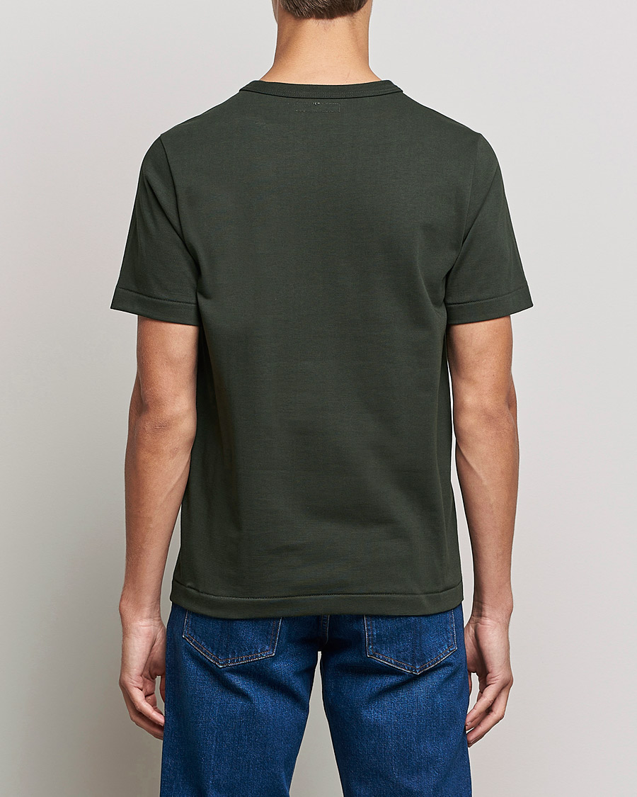 Men | T-Shirts | Merz b. Schwanen | 1950s Classic Loopwheeled Tee Forest