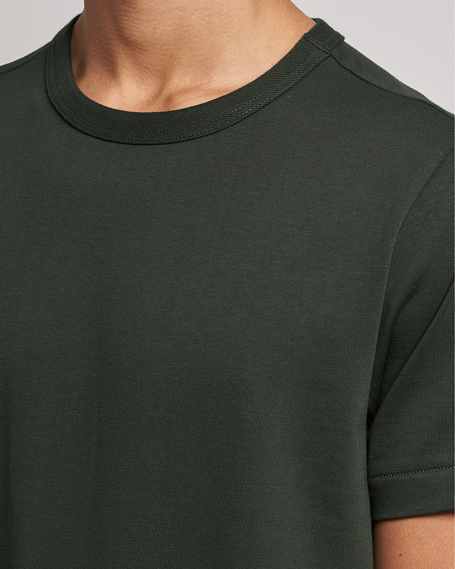 Men | T-Shirts | Merz b. Schwanen | 1950s Classic Loopwheeled Tee Forest