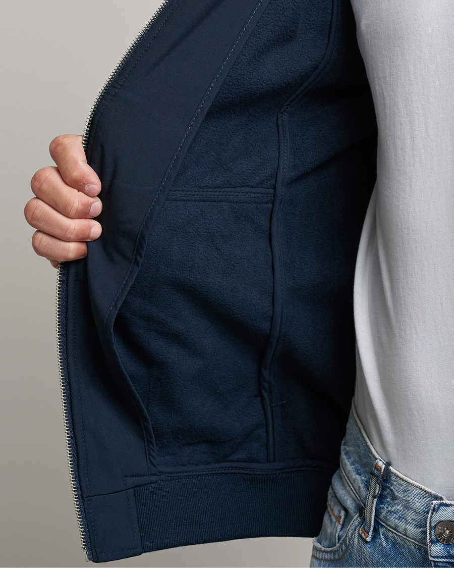 Men | Coats & Jackets | Lyle & Scott | Softshell Hooded Jacket Dark Navy