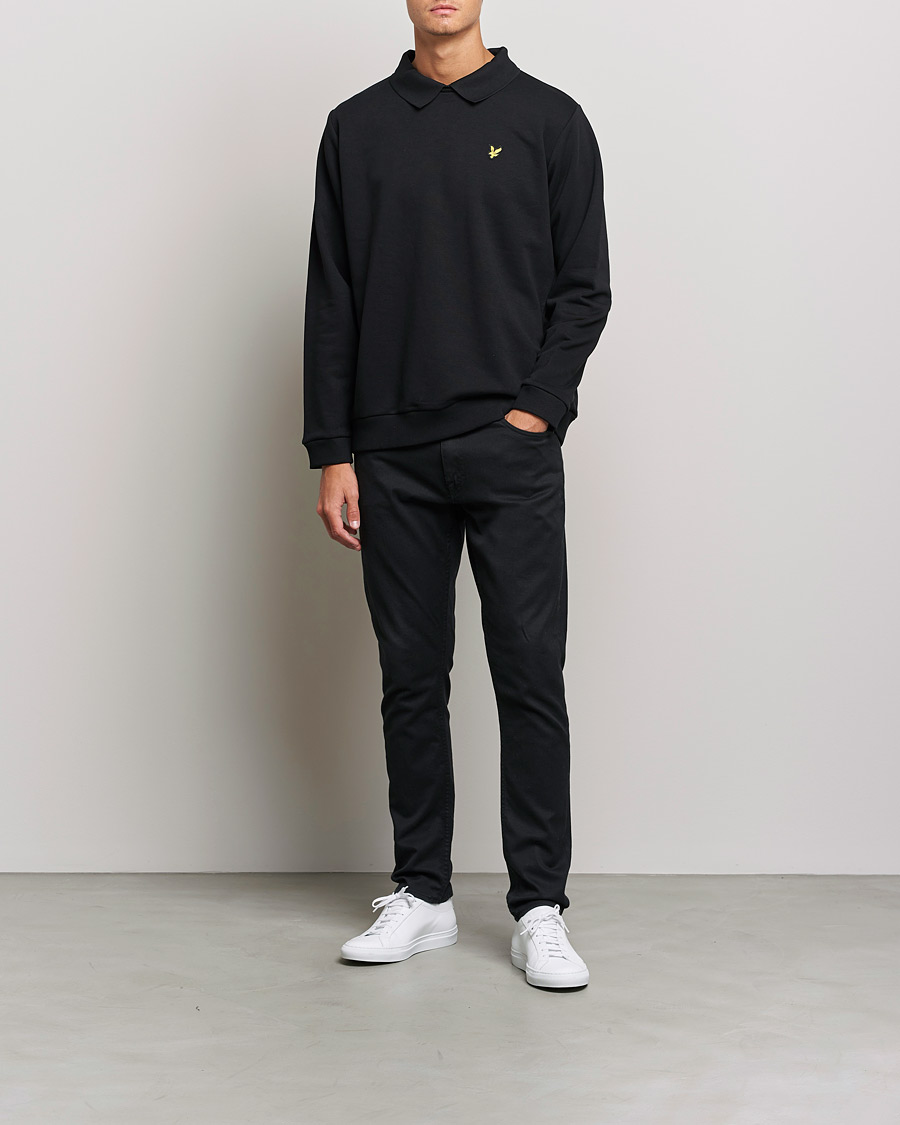 Men | Sweaters & Knitwear | Lyle & Scott | Collored Crew Neck Black