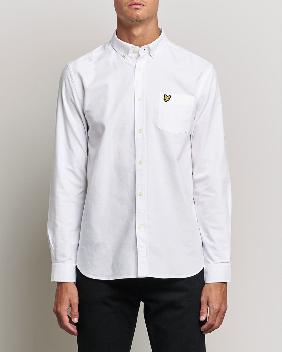 Men | Shirts | Lyle & Scott | Lightweight Oxford Shirt White