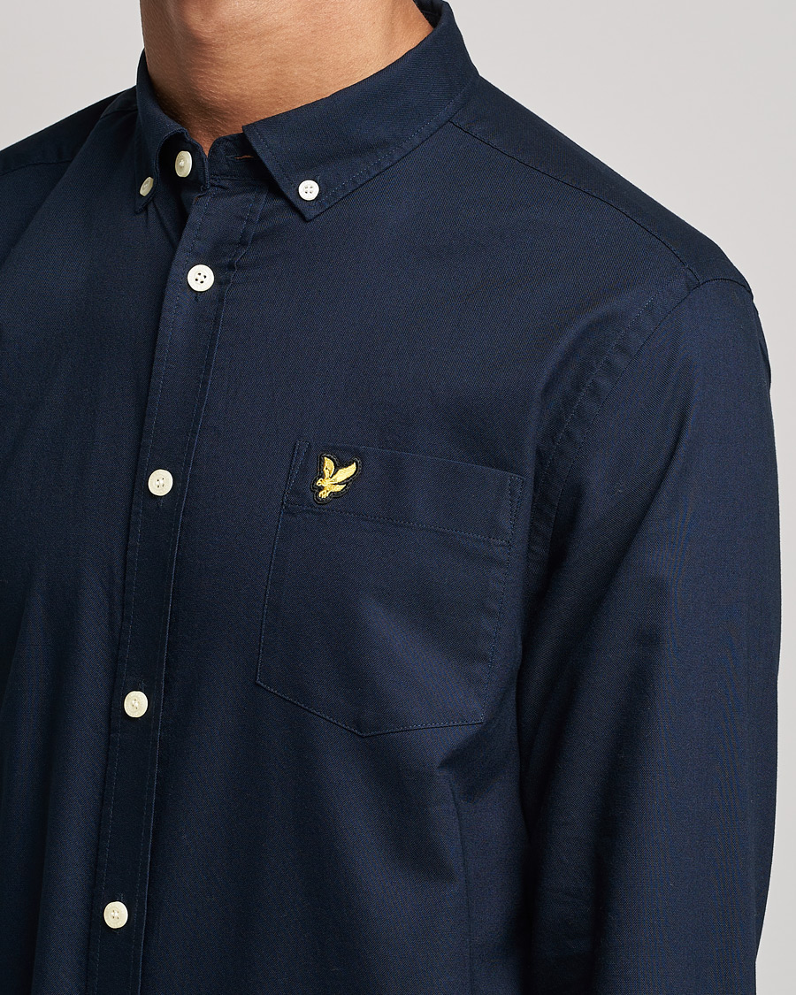 Men | Shirts | Lyle & Scott | Lightweight Oxford Shirt Navy