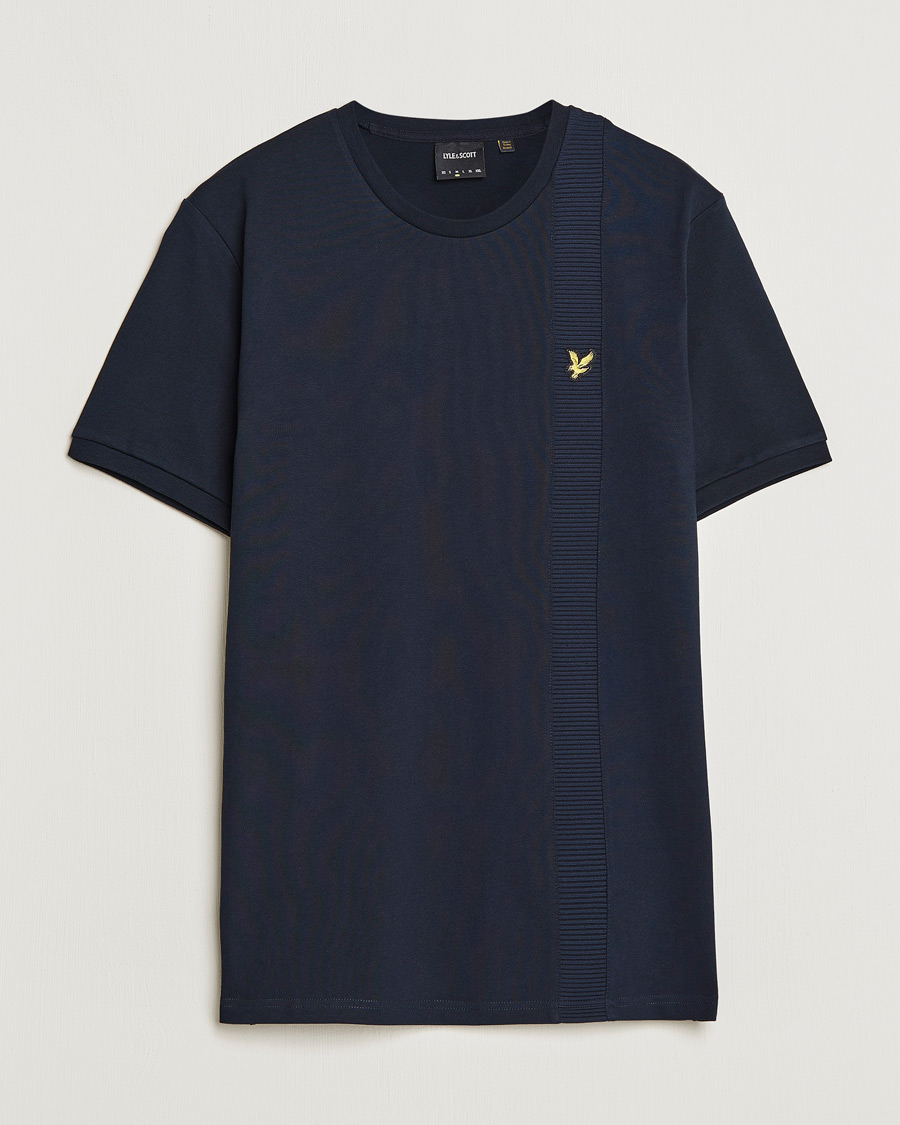 Men | T-Shirts | Lyle & Scott | Panelled Tee Navy