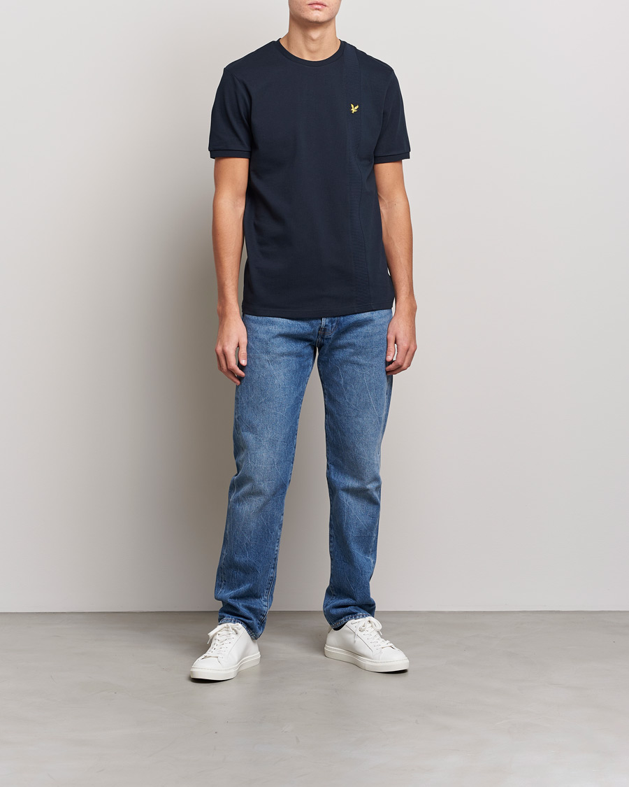 Men | T-Shirts | Lyle & Scott | Panelled Tee Navy