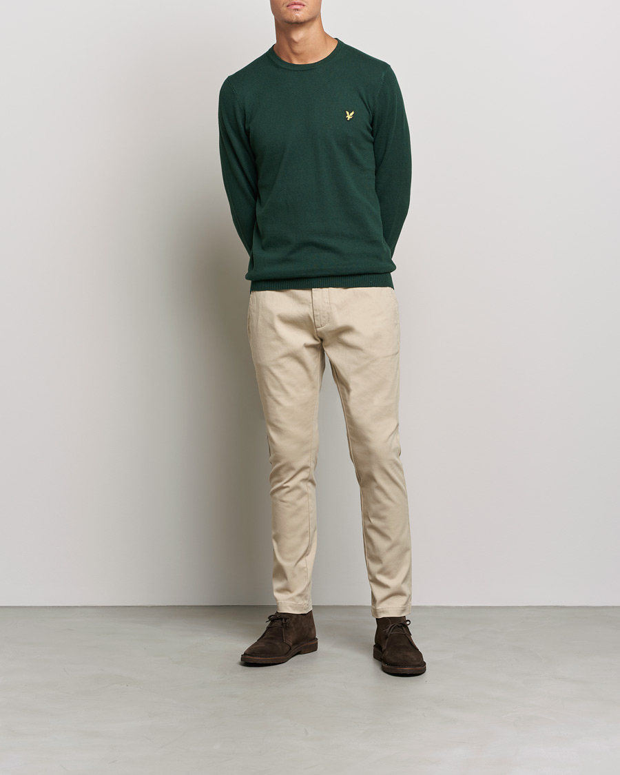 Men | Trousers | Lyle & Scott | Chinos Stone