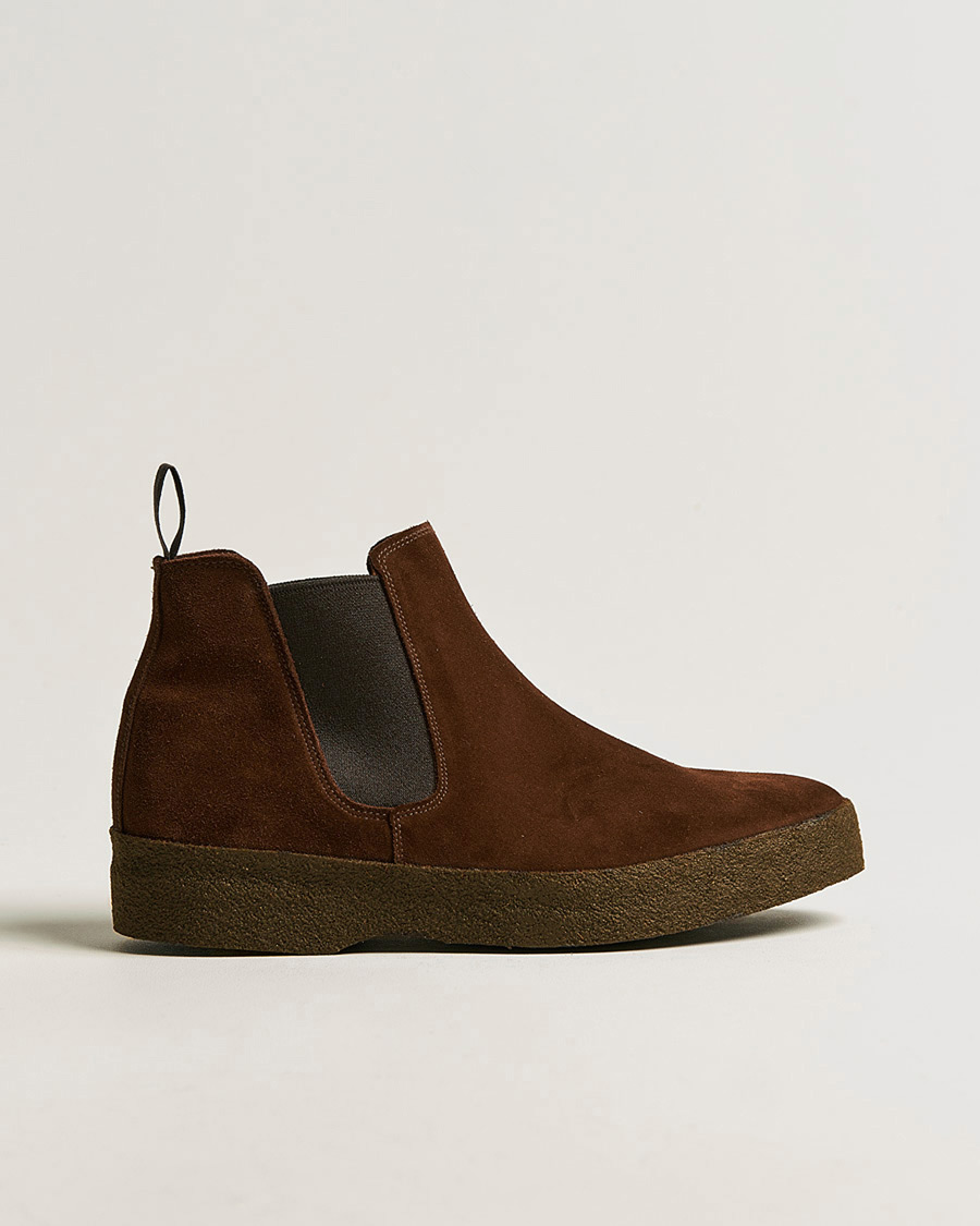 Men | Boots | Sanders | Adam Chelsea Boot Polo Snuff Suede