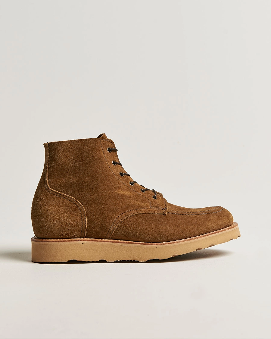 Men | Sanders Wilson Unlined Apron Boot Tobacco Suede | Sanders | Wilson Unlined Apron Boot Tobacco Suede