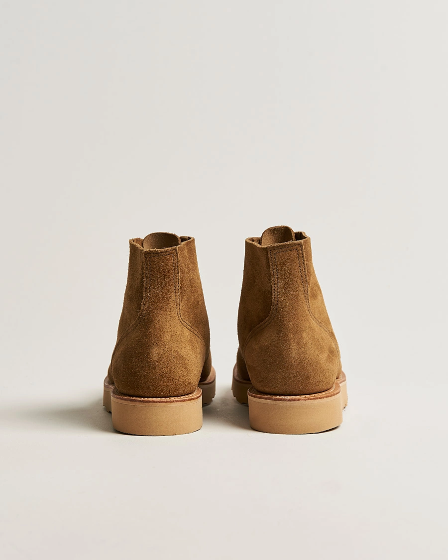 Men | Sanders Wilson Unlined Apron Boot Tobacco Suede | Sanders | Wilson Unlined Apron Boot Tobacco Suede